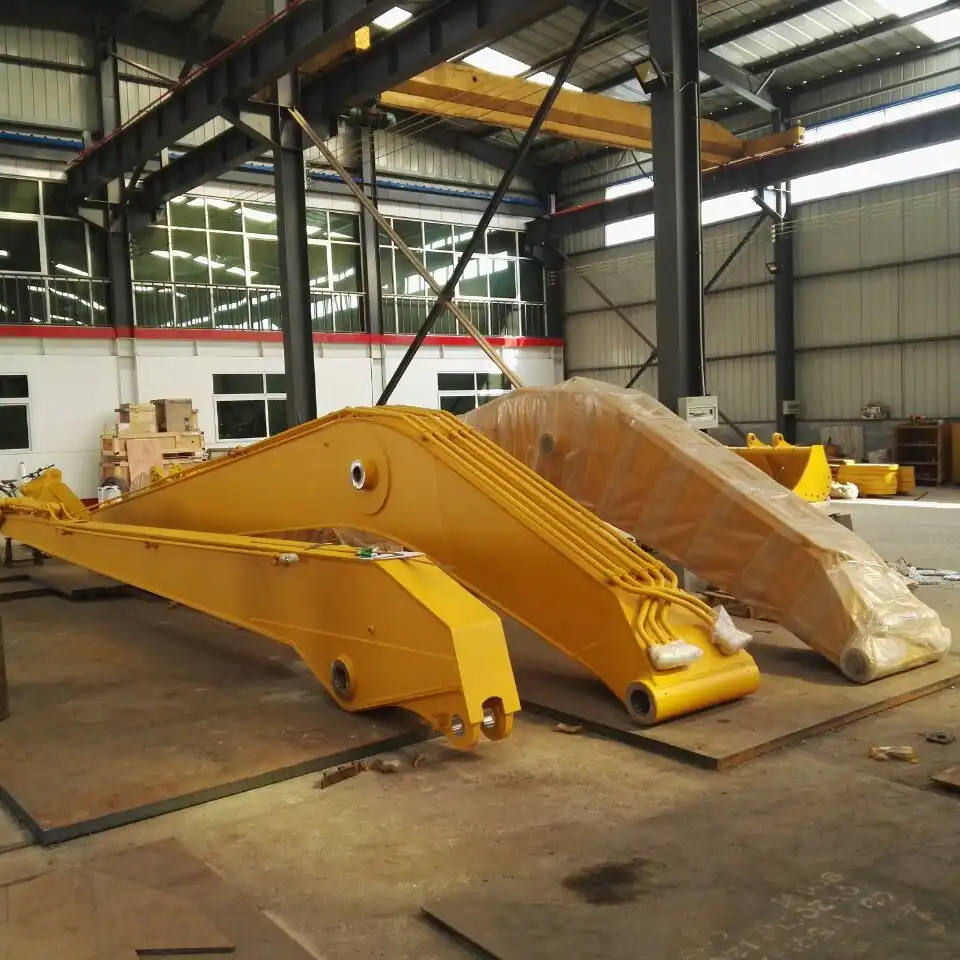 Excavator arm extensions  Excavator arm extensions