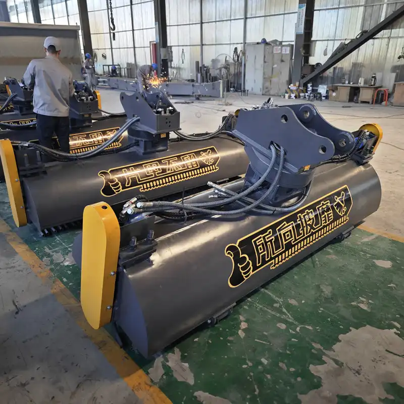 Railway track sweeper