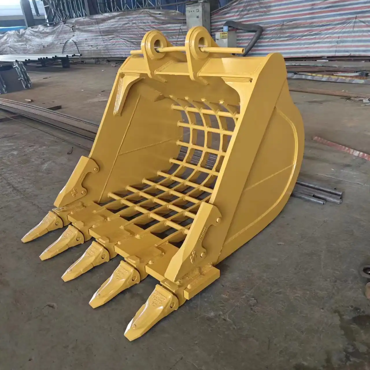excavator grid bucket screening bucket