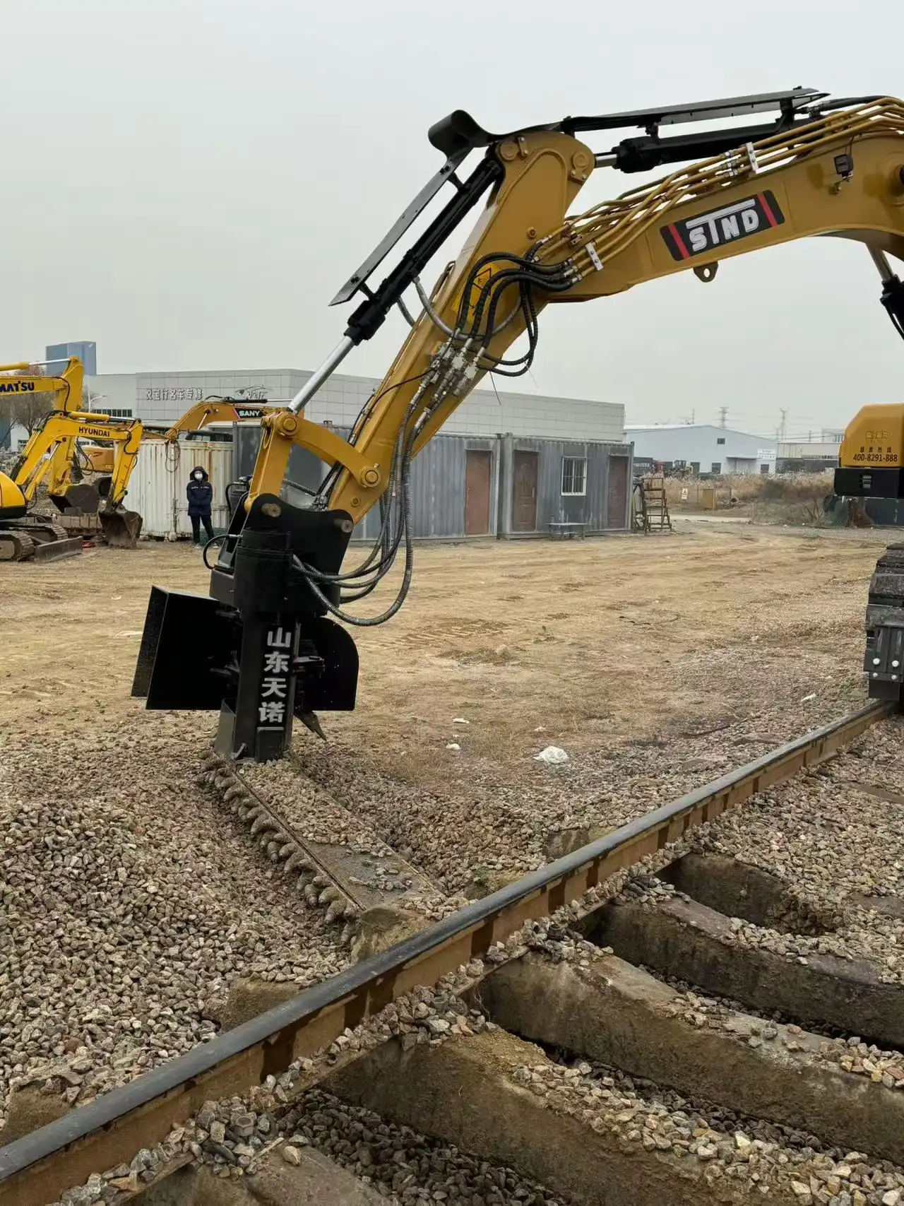 dəmir yolu ballast alt kəsici ekskavator dəmir yolu ballast alt kəsici ekskavator