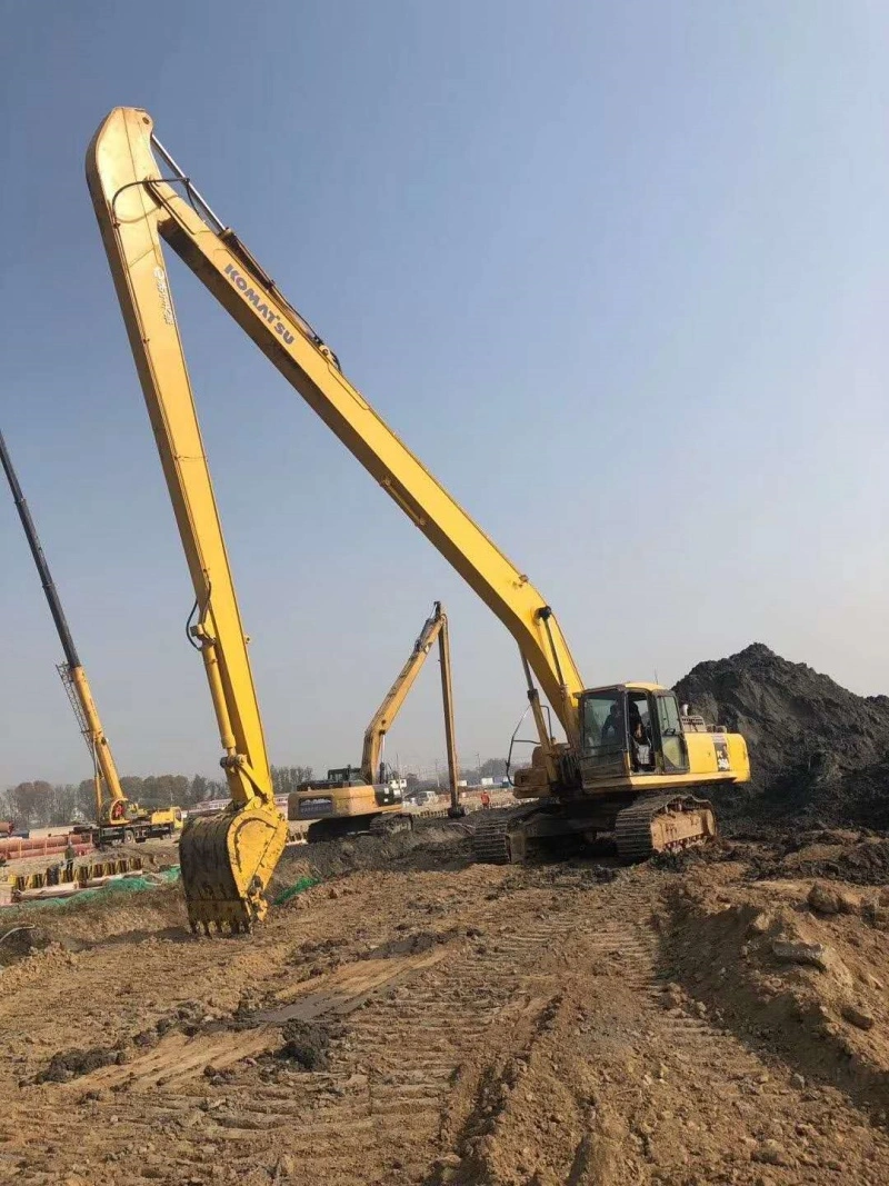 long reach arm and boom