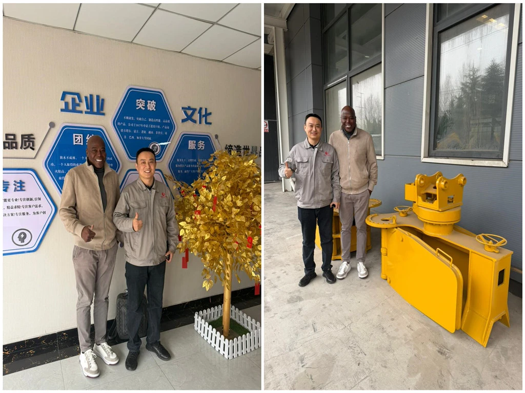 Excavator double head tamper