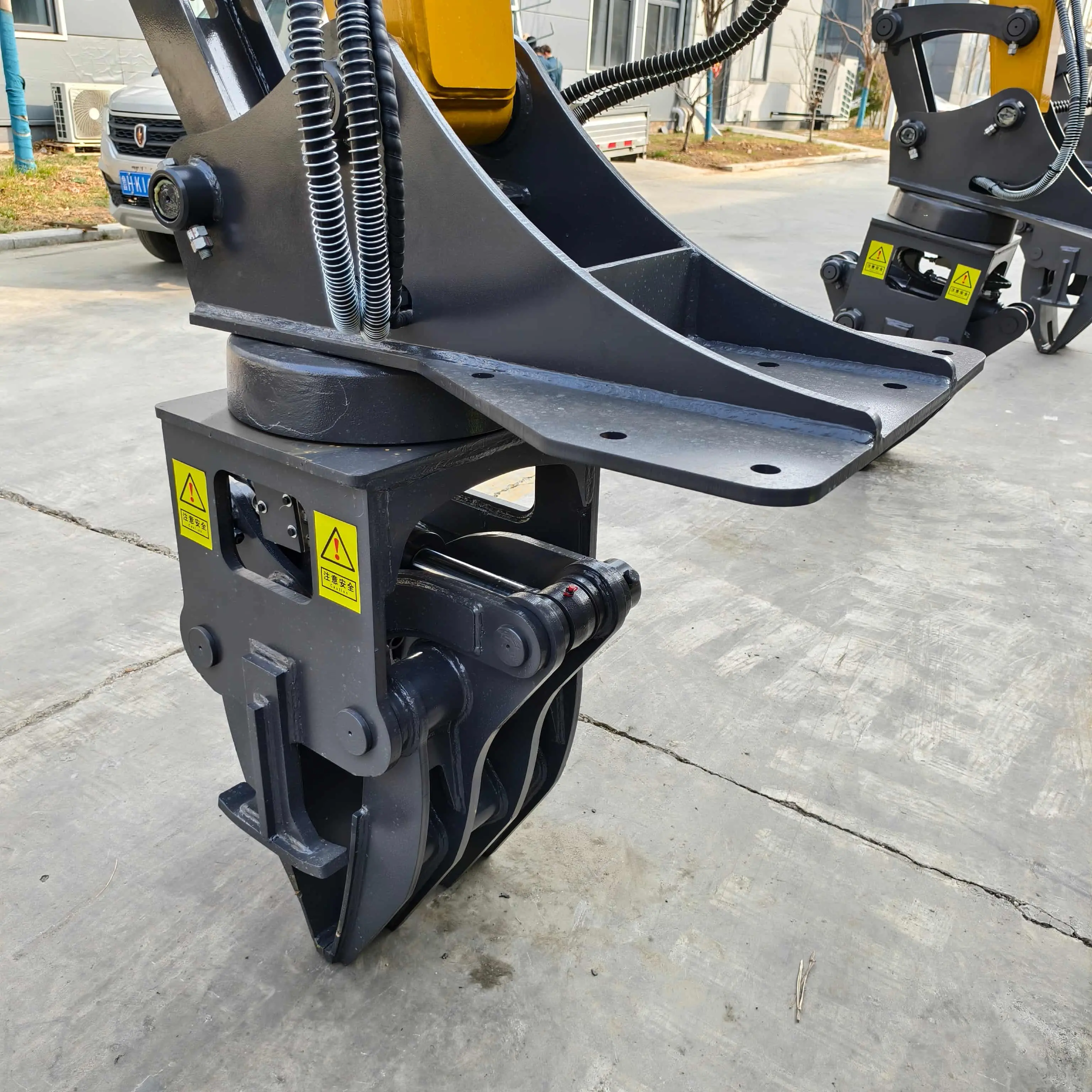 Excavator sleeper clamp Excavator sleeper clamp