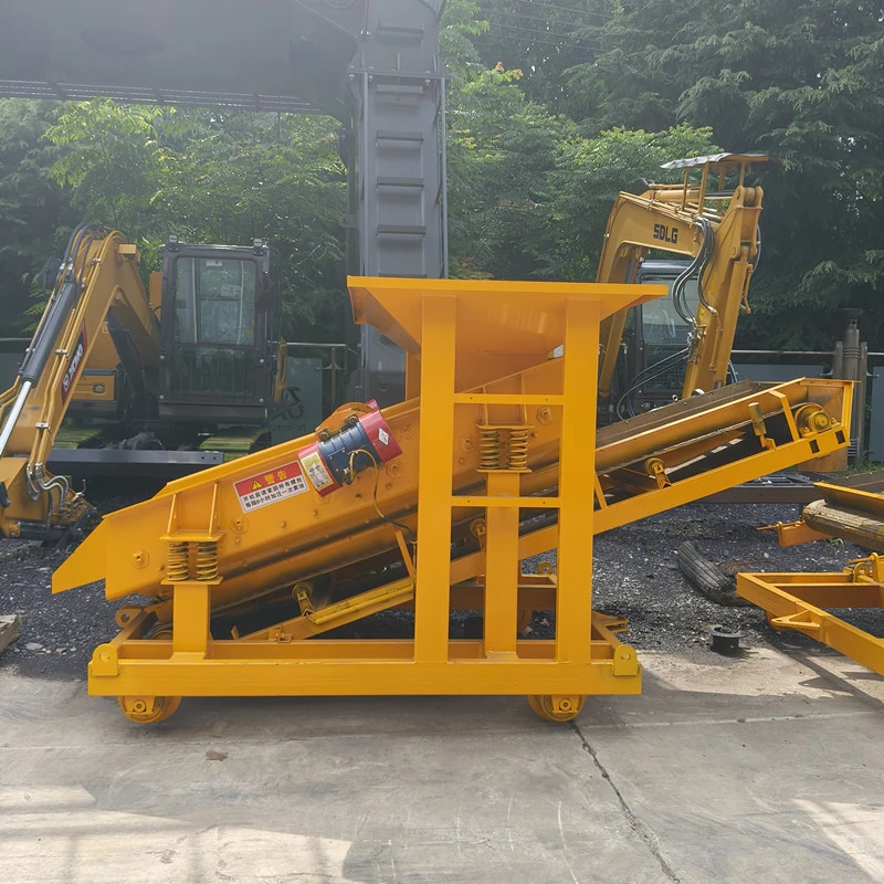 Mobile screening machine