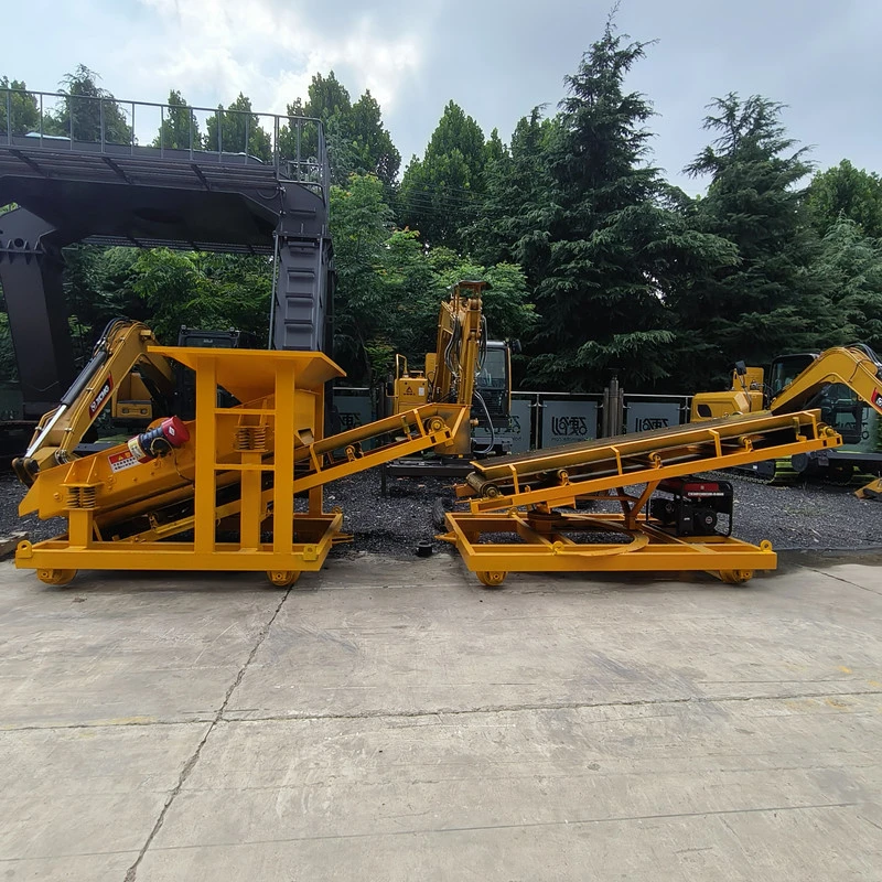 Mobile screening machine