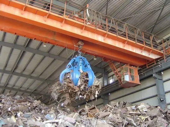 Excavator grab clamp