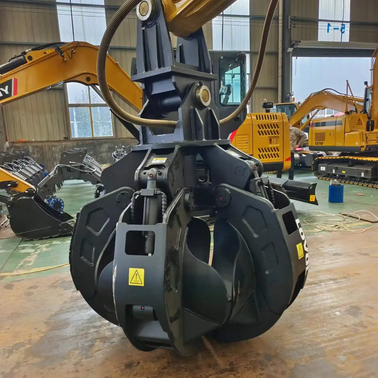 Excavator five-jaw gripper Excavator five-jaw gripper