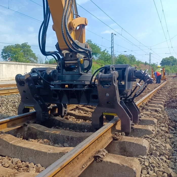 Double-head tamping machine Double-head tamping machine