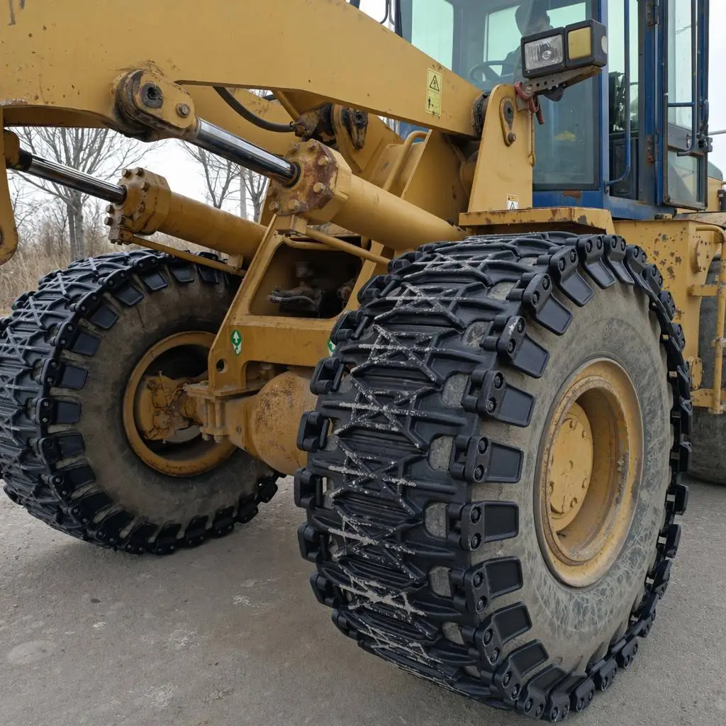 Excavator track protection Excavator track protection