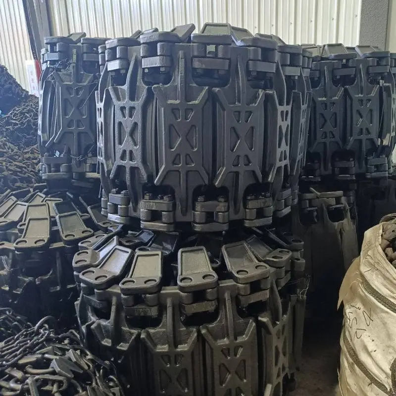 Excavator track protection