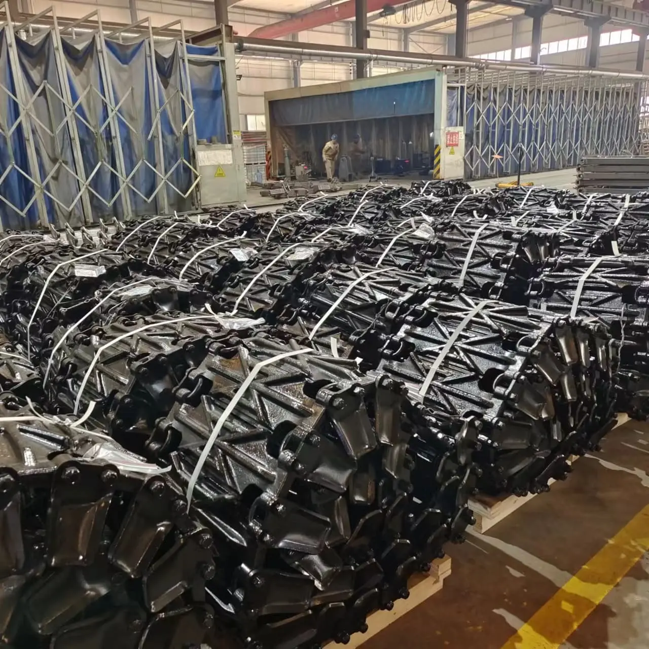 Excavator track protection