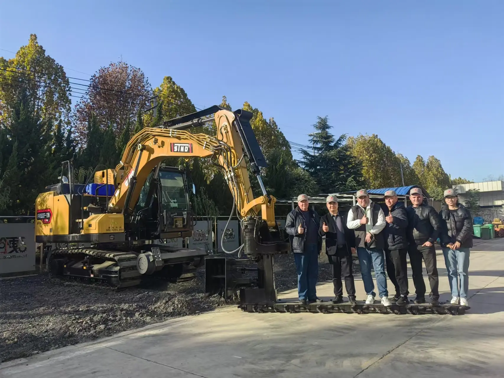 Group photo of customers