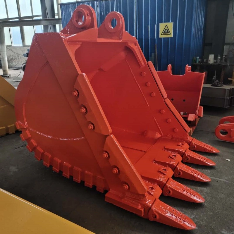 Excavator rock bucket