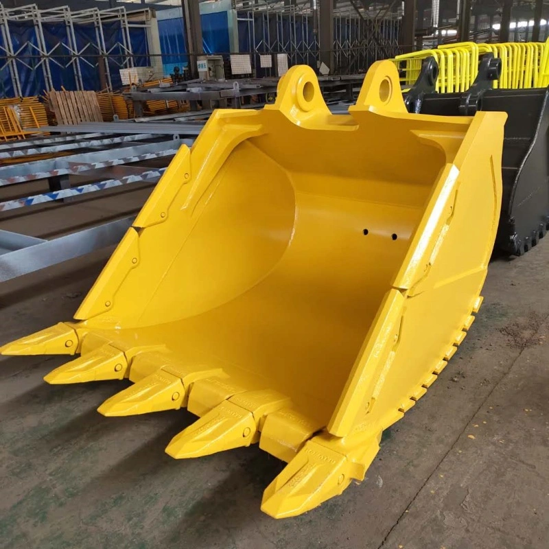 Excavator rock bucket