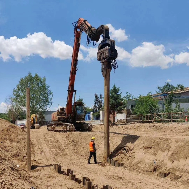 excavator piling arm
