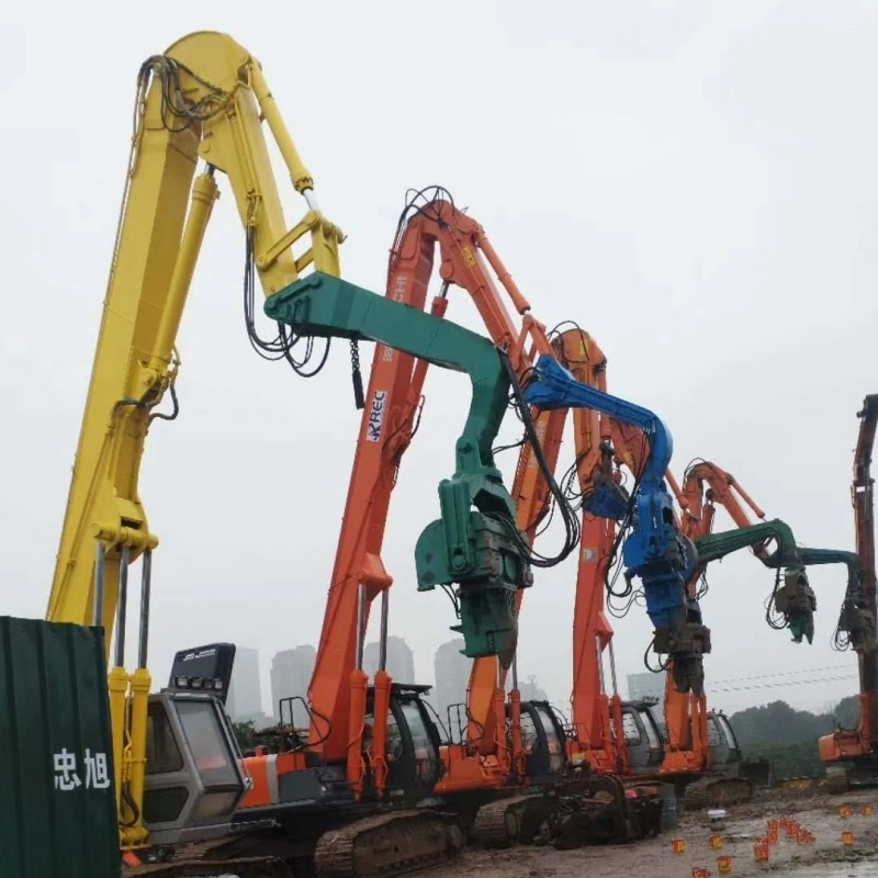 excavator piling arm