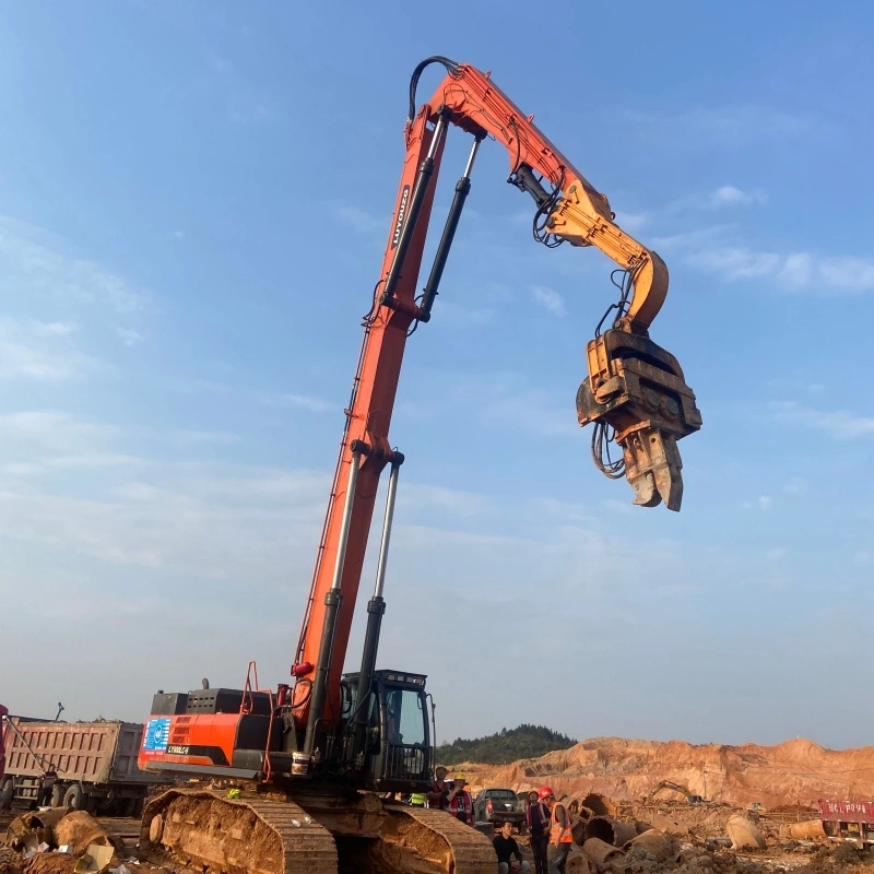 excavator piling arm