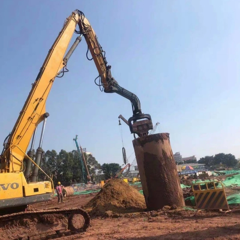 excavator piling arm