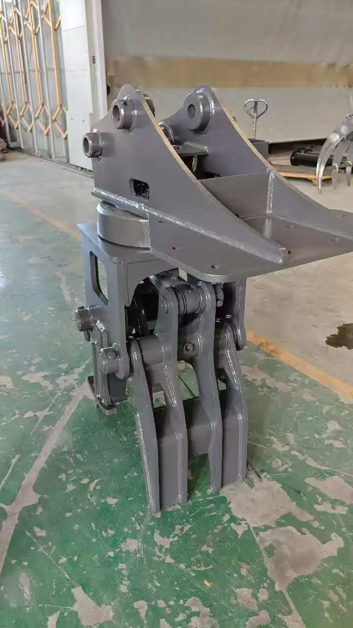 What is an excavator wood clamp?