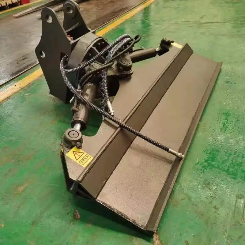 What is the traveling speed of the excavator railway slope cleaning machine in driving wheel mode?
