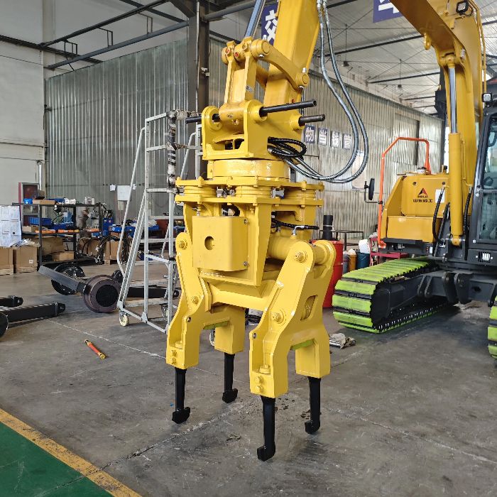 High-Efficiency Single-Head Ballast Tamper for Excavators Railway Maintenance Attachment
