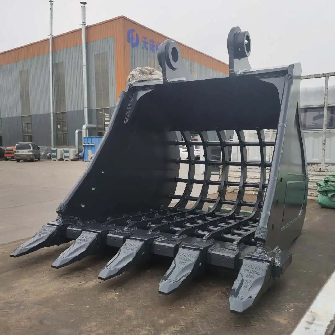 A caçamba de peneiramento de uma escavadeira é eficaz para triagem e separação?