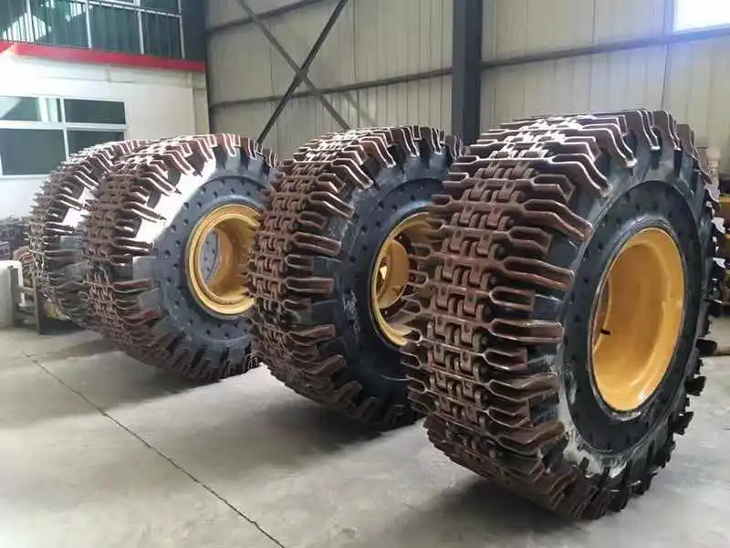 What is the Anti-Skid Track in a Loader Tire?