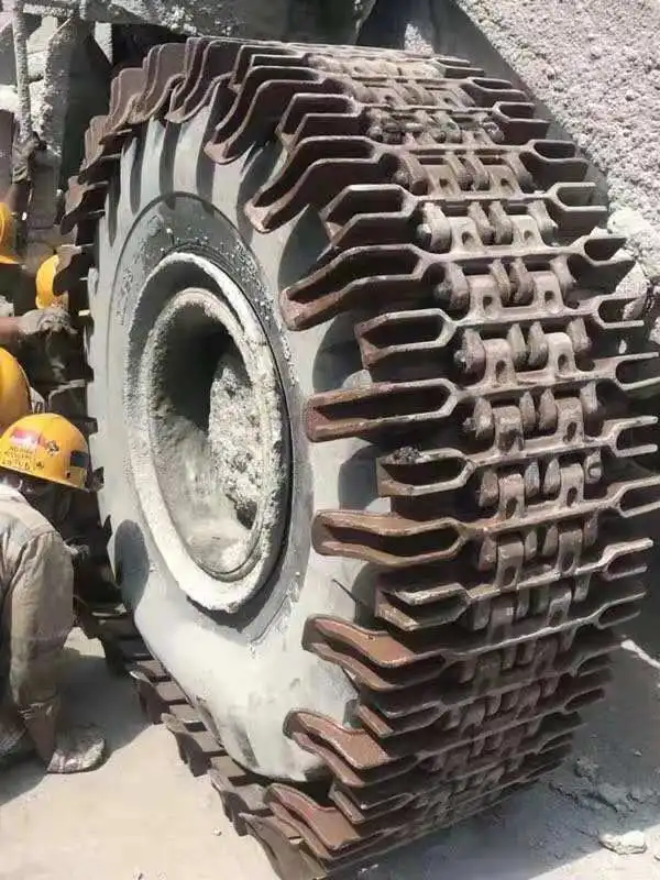 Will the loader tire protection chain work on ice?