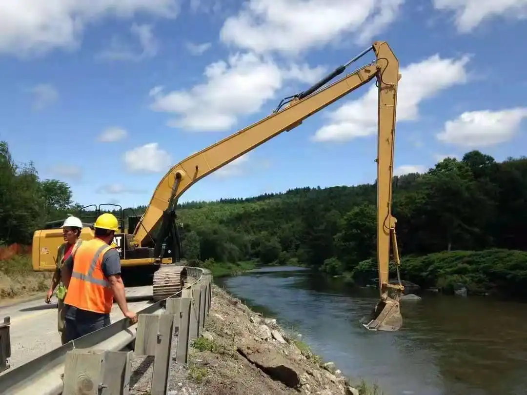 Are excavator booms hollow?