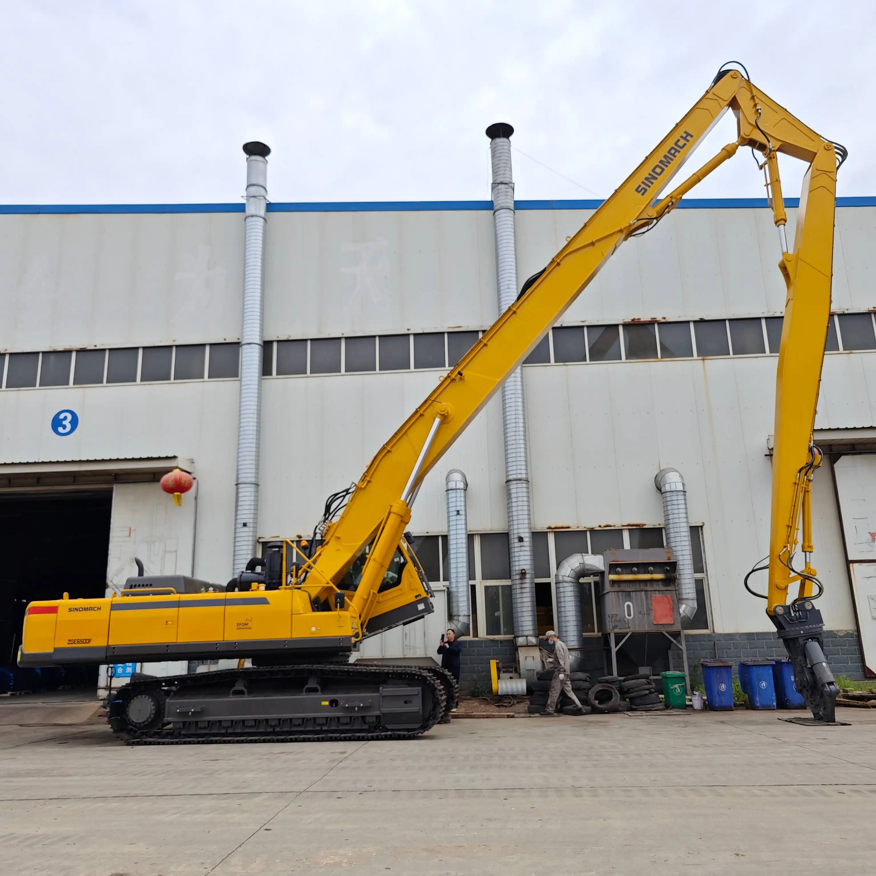 High Reach Boom & Arm For A Construction Excavator
