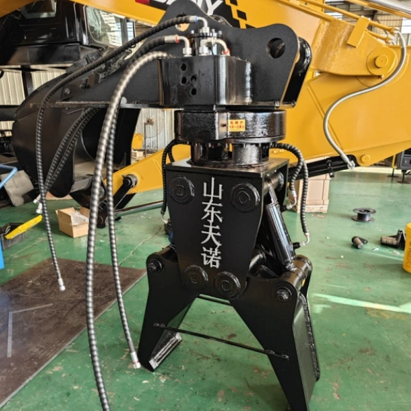 What are the different types of excavator rail clamps?