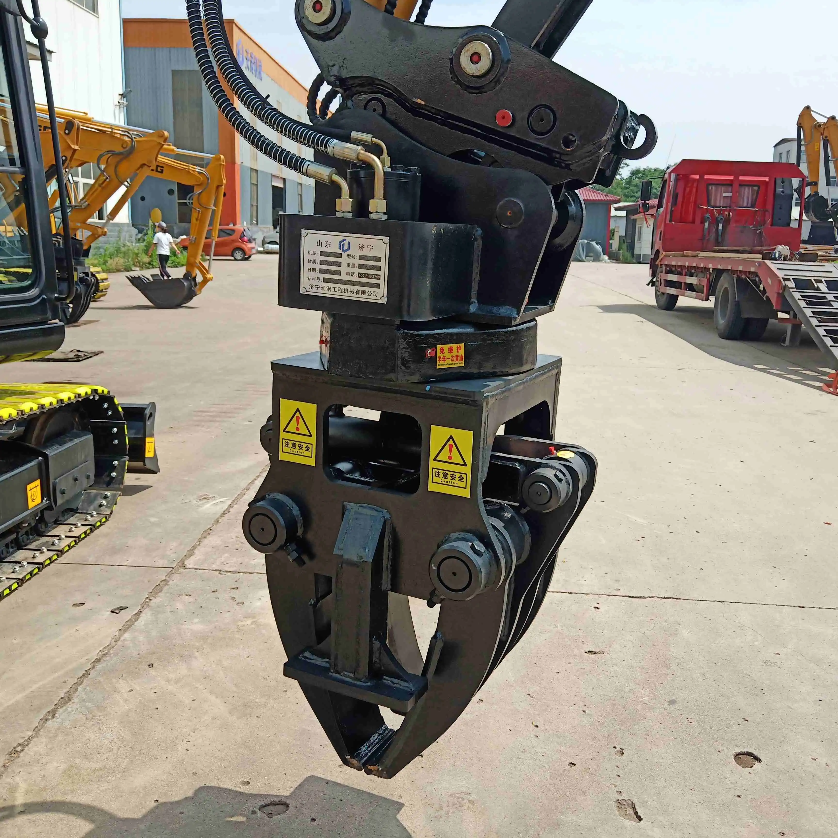 Hydraulic Excavator Sleeper Clamp for Railway Maintenance
