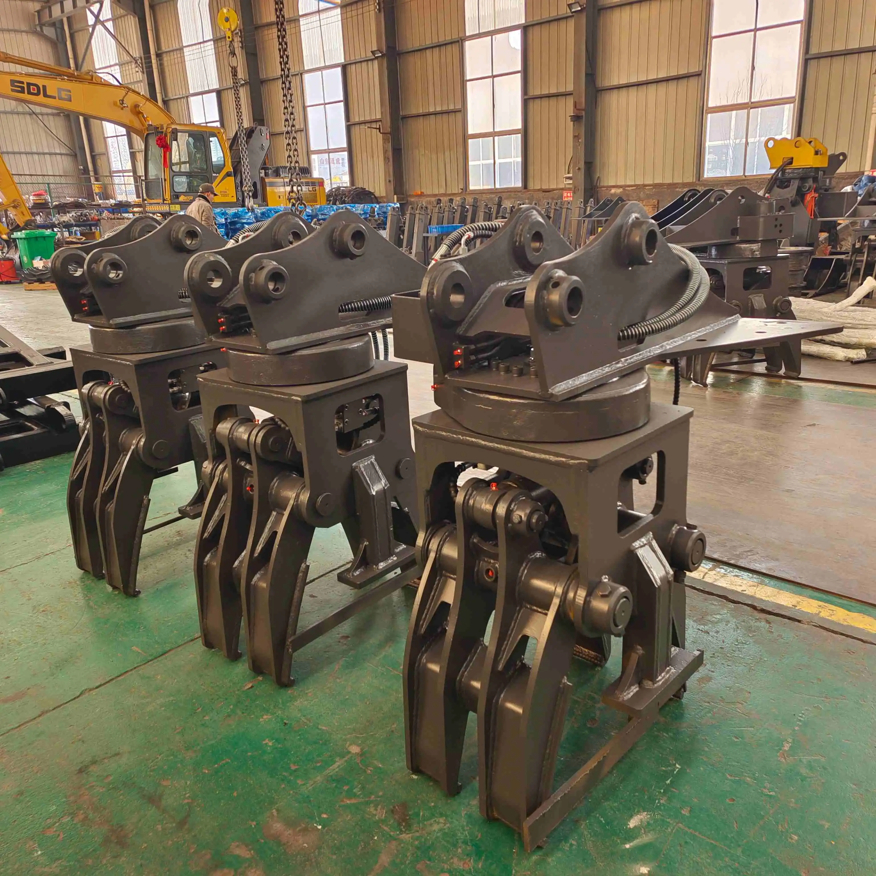 Excavator Sleeper Clamp with 360-degree Rotation