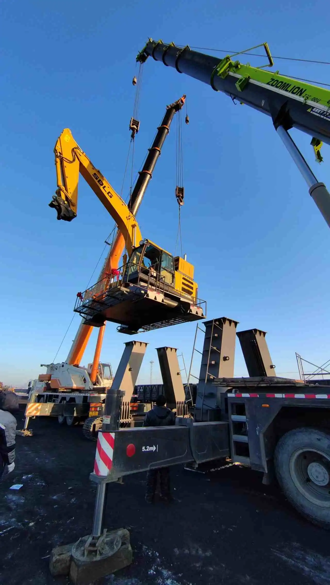 Excavator Modification Ideas: Add Four High Legs