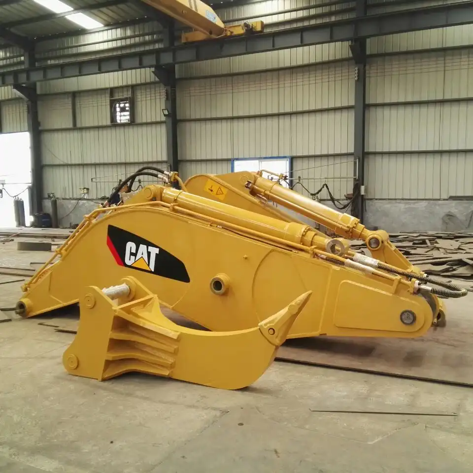 Can an excavator arm dig through rock?