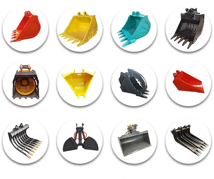 What are excavator attachments?
