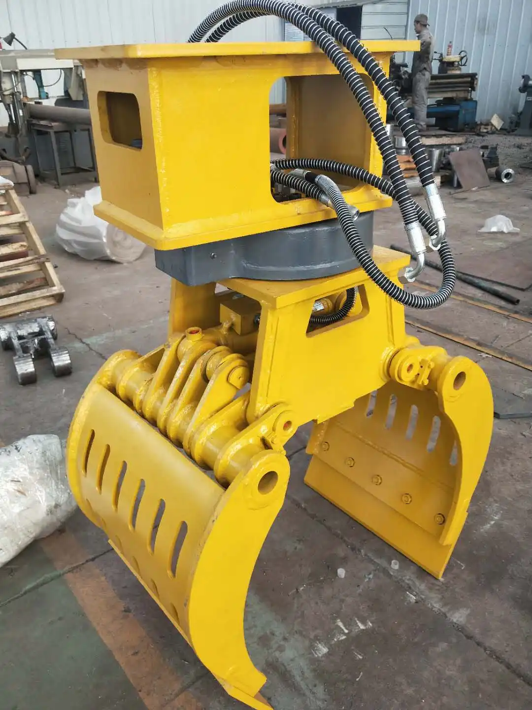 What is the excavator gripper application?