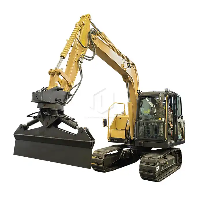 Excavator Railway Slope Cleaning Machine