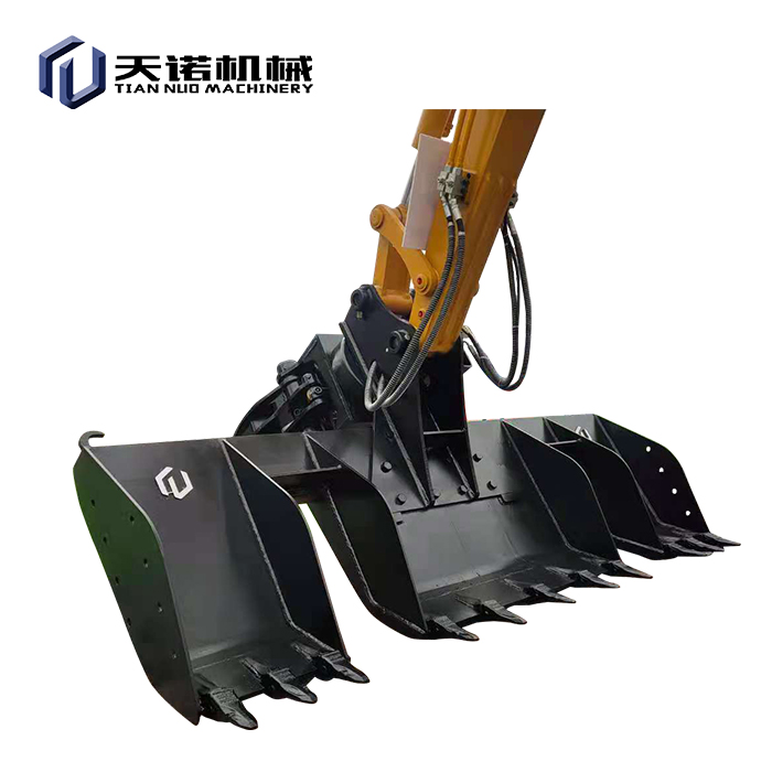 Geležinkelio ekskavatoriaus šiukšliadėžės kaušas