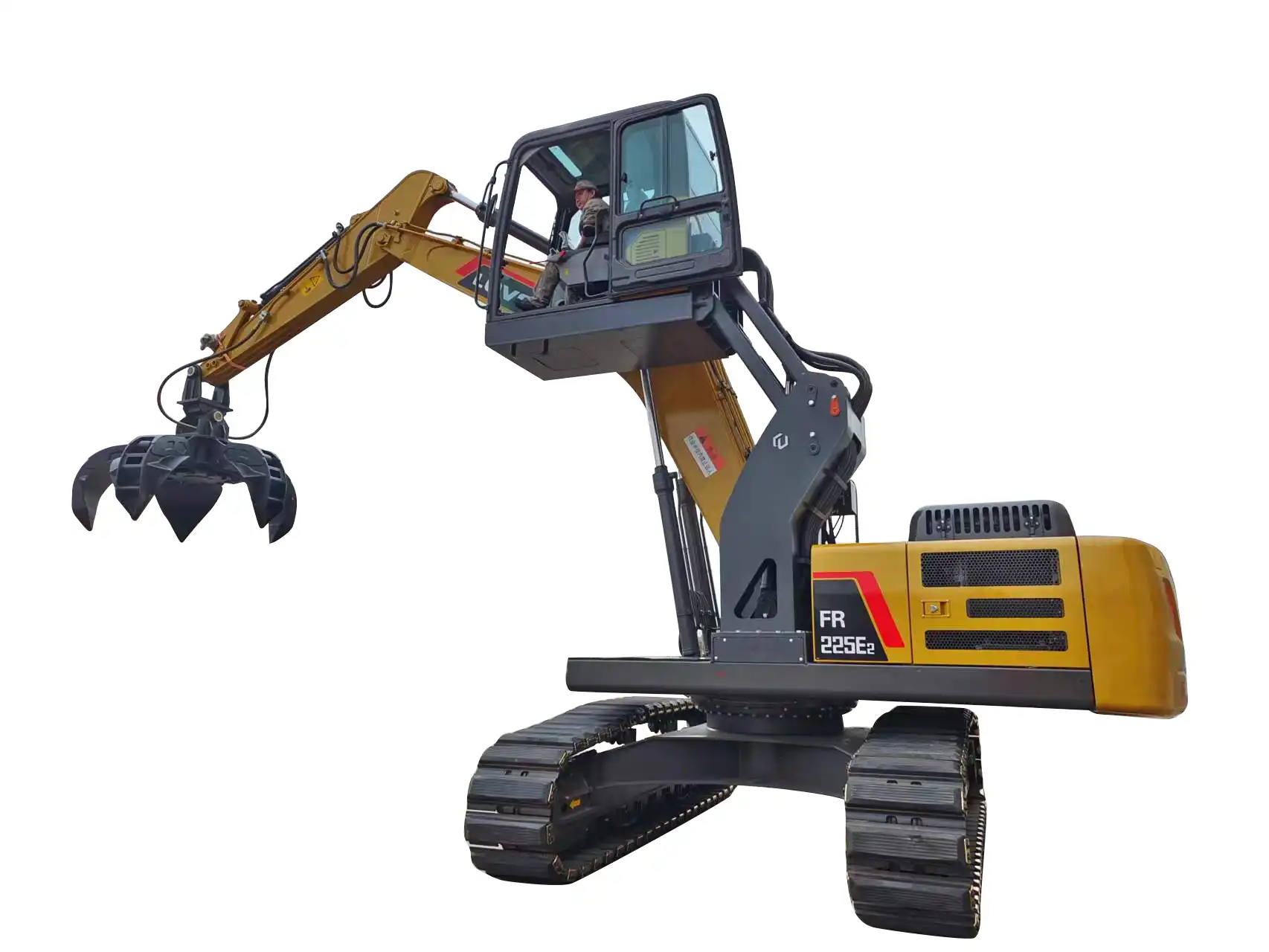 Excavator lift cab modification