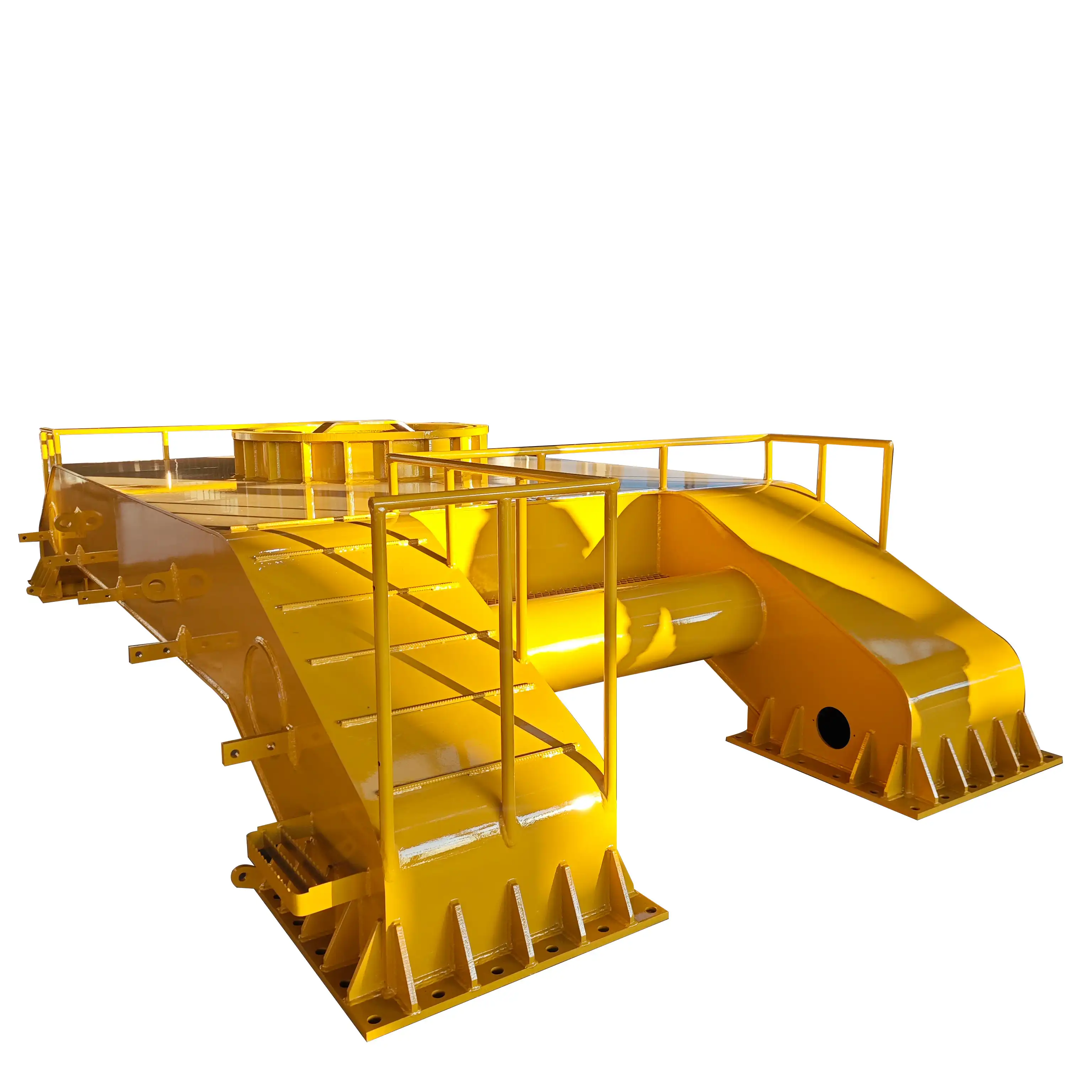 Staddle excavator