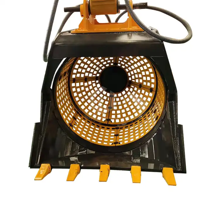 Excavator Rotary Screening Bucket