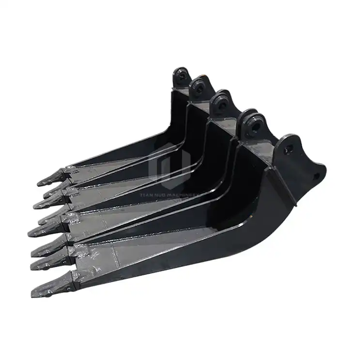 Excavator rock single hook